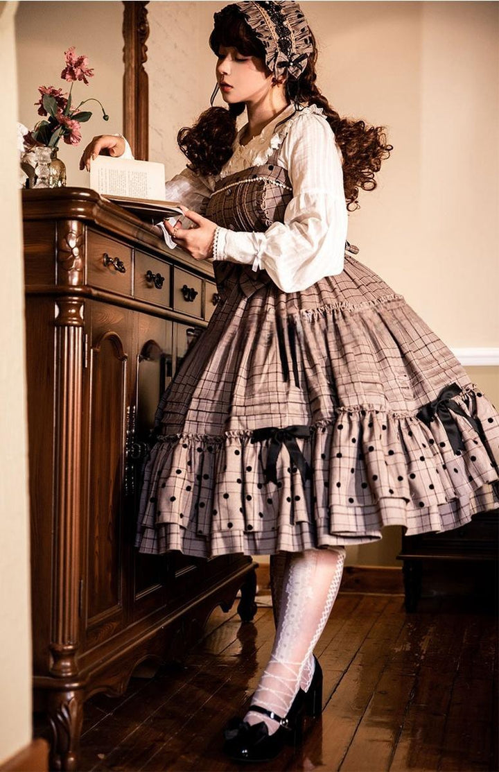 Dawn and Morning~Forest Diary~Plus Size Lolita Dress Suit Elegant CLA Lolita JSK 31426:649740