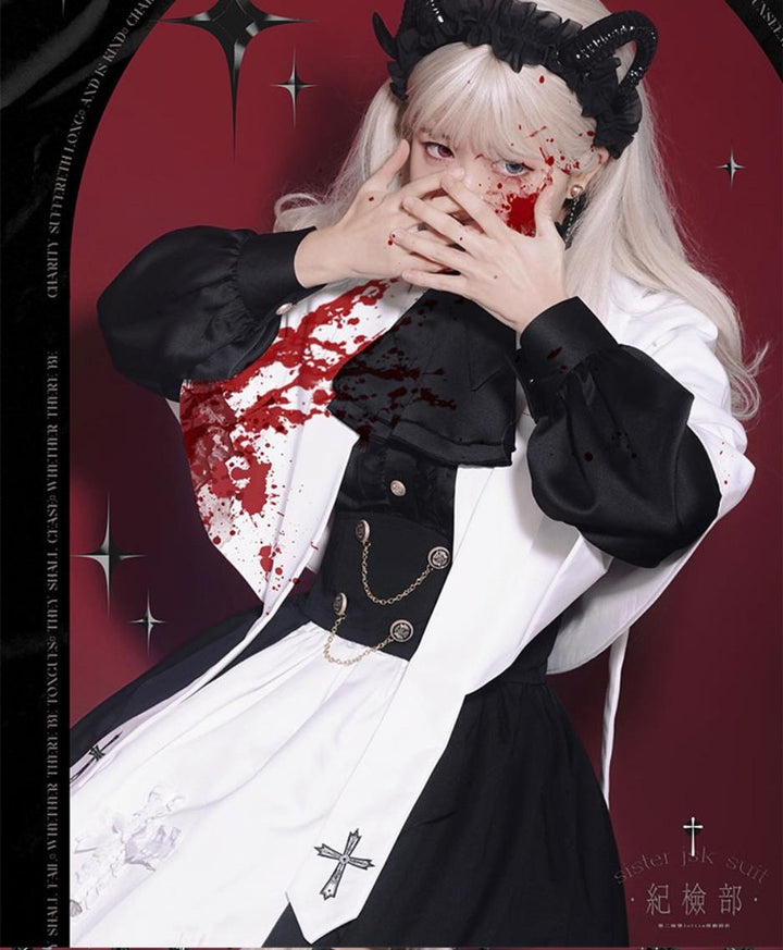 CastleToo~Holy Academy~Gothic Lolita Prince Skirt Set 4790:725593