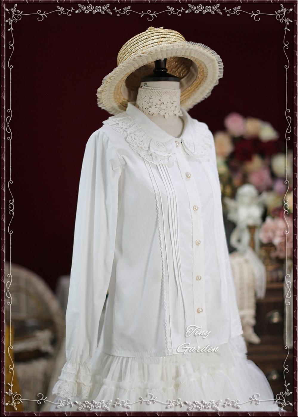 Tiny Garden - Cotton Retro Lace Lolita Blouse