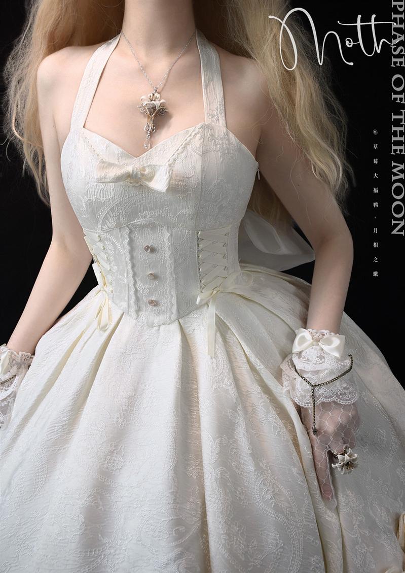 Strawberry Duck~ Gothic Lolita Dress Black and White Lolita JSK – 42Lolita