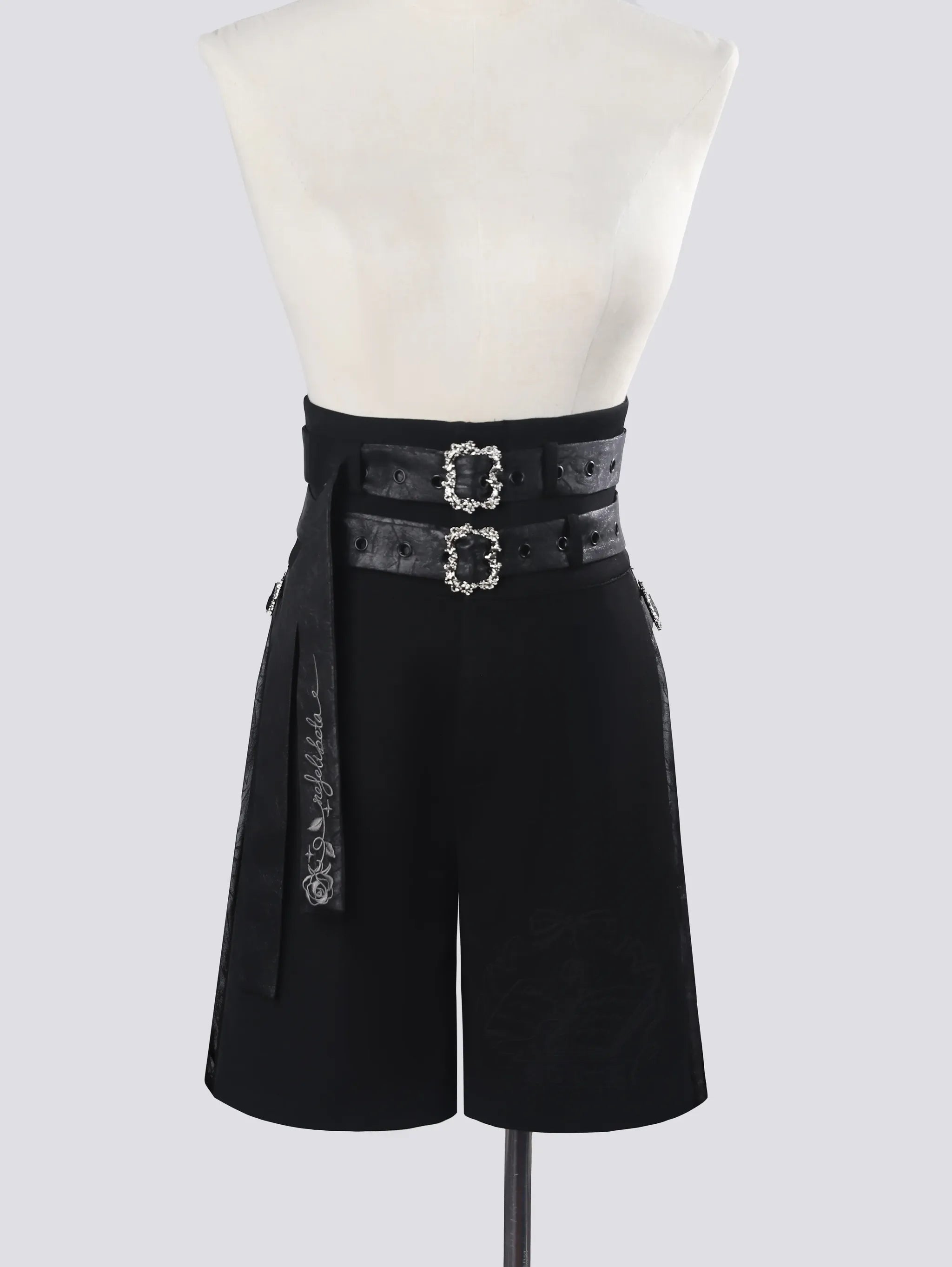 Night & Day Sonata SP - Ouji Lolita Satin Blouse Set, Shorts & Mermaid SK Shorts Only S