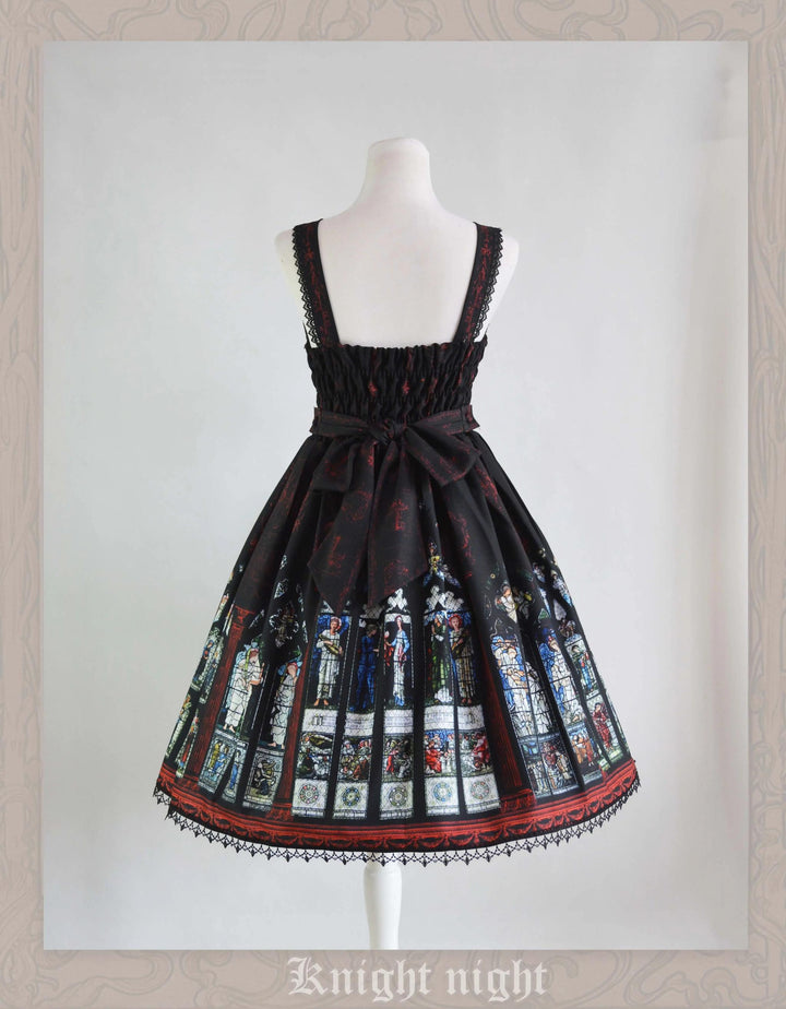 Knight Night~The Saint Priest~Vintage Lolita JSK Dress Halter Neckline   