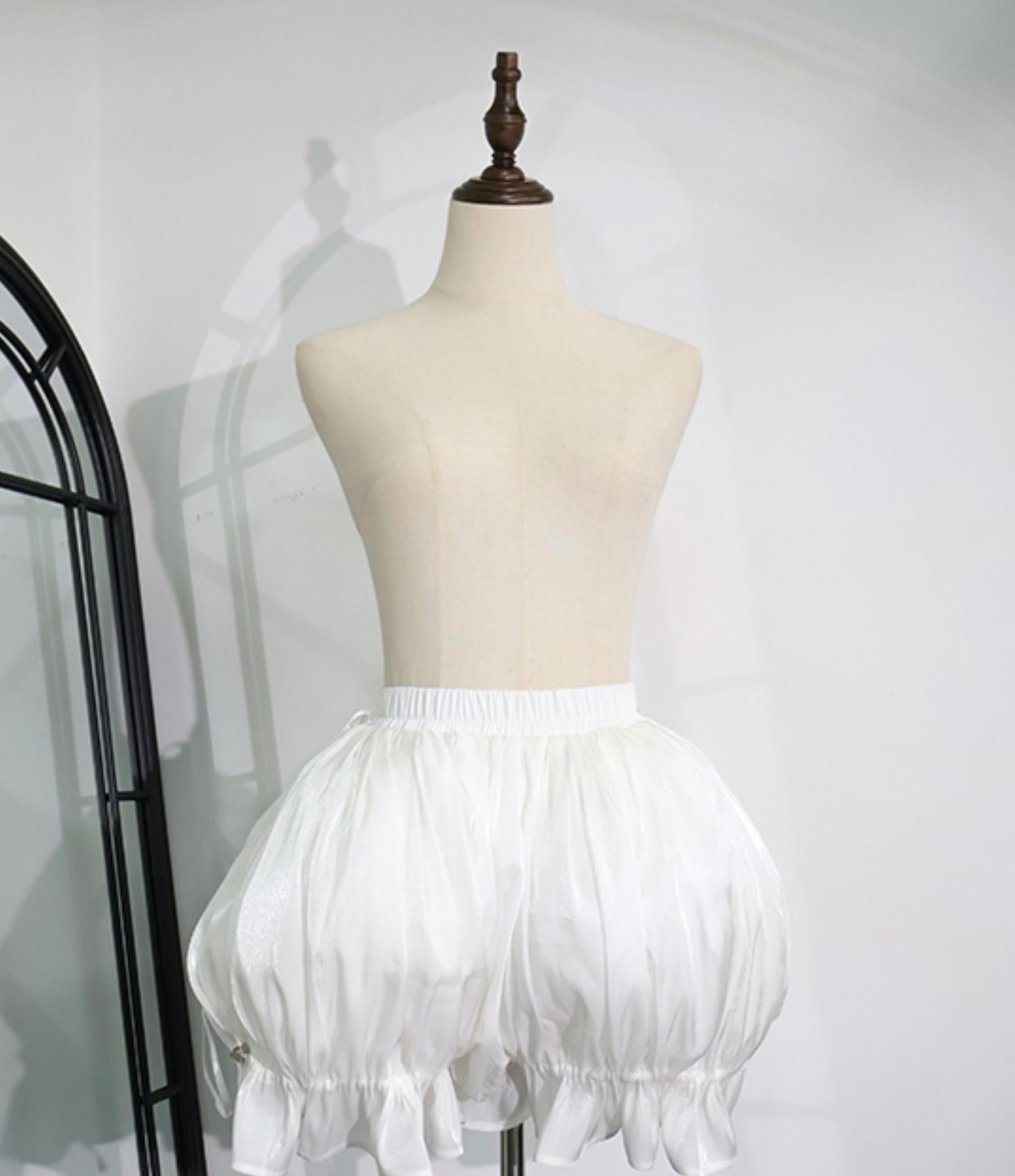 Adjustable Dual-use Lolita Bloomers and Petticoat