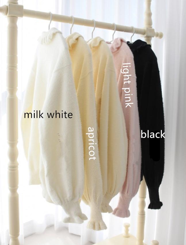 MIST~Kawai Lolita War Turtleneck Knitwear (L M S) 9924:416850