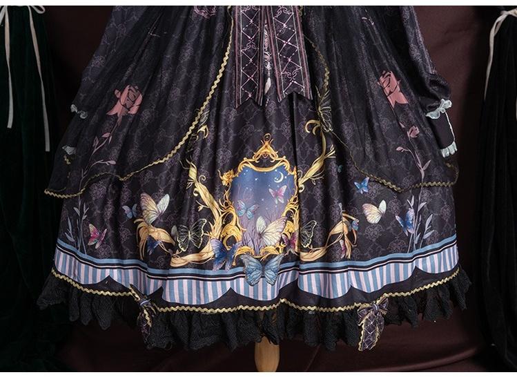 OCELOT~Classic Lolita OP Sailor Collar Elegant Lolita Dress   