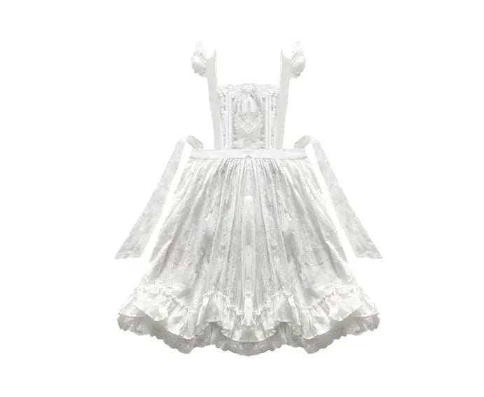 Stellar Orbit Cathedral - Gothic Lolita Hime Sleeve Blouse & Corset & Mamian Skirt Set 45901:867476