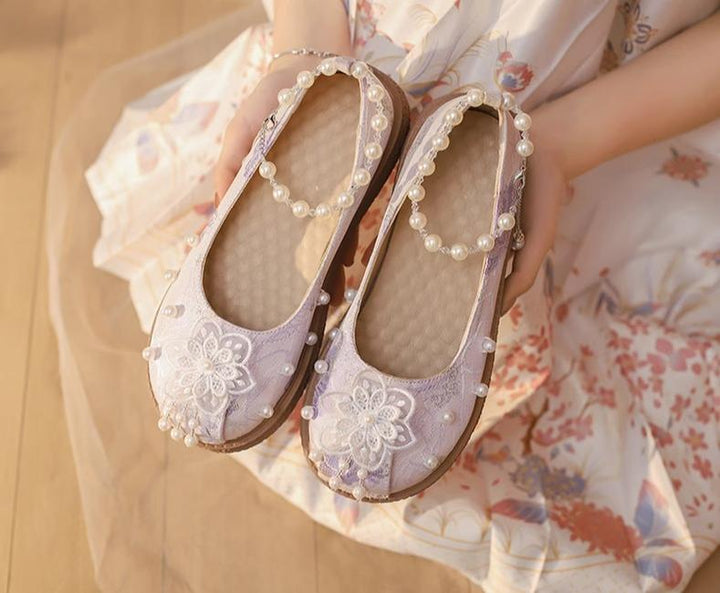 Yana~Lianhua Yana~Han Lolita Platform Shoes Chinese Style Shoes   