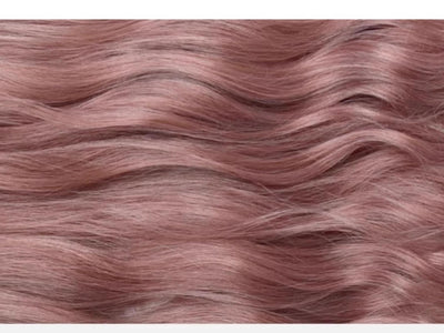 Sinwavy~Oolong Milk Tea~Long Curly Pink-Brown Lolita Wig   