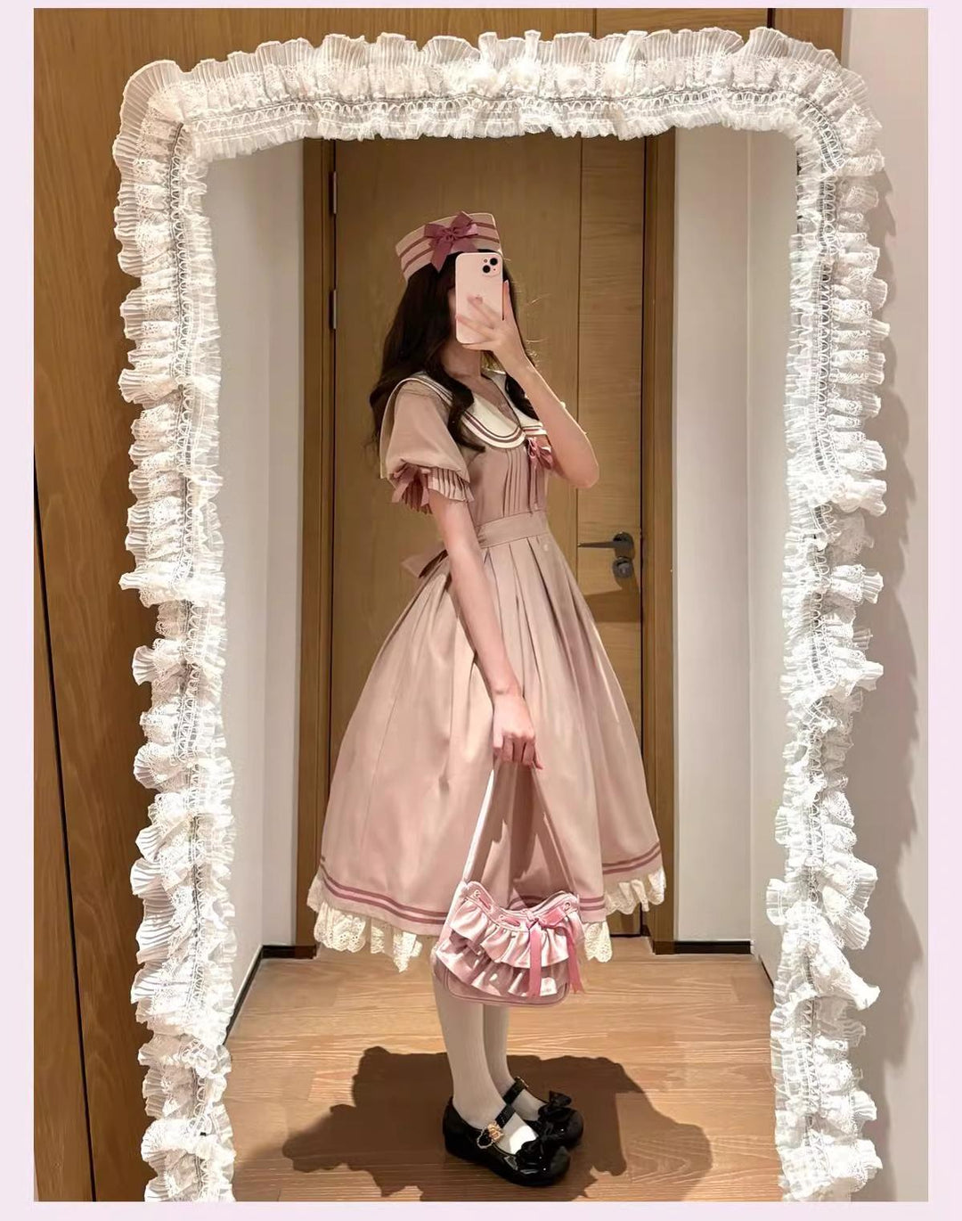 KOMOMO~Enchanted Girl~Sailor Lolita Dress Pink OP   