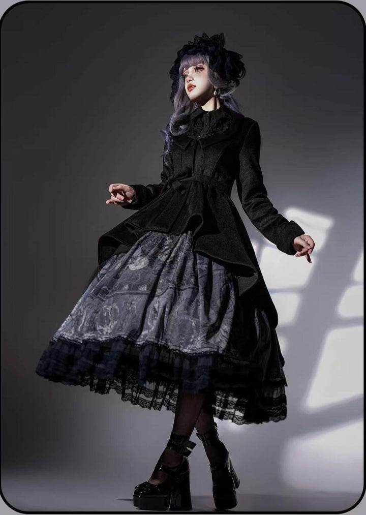 Susin Lolita~Star Disk~Gothic Lolita Dress Elegant OP Dress and Coat