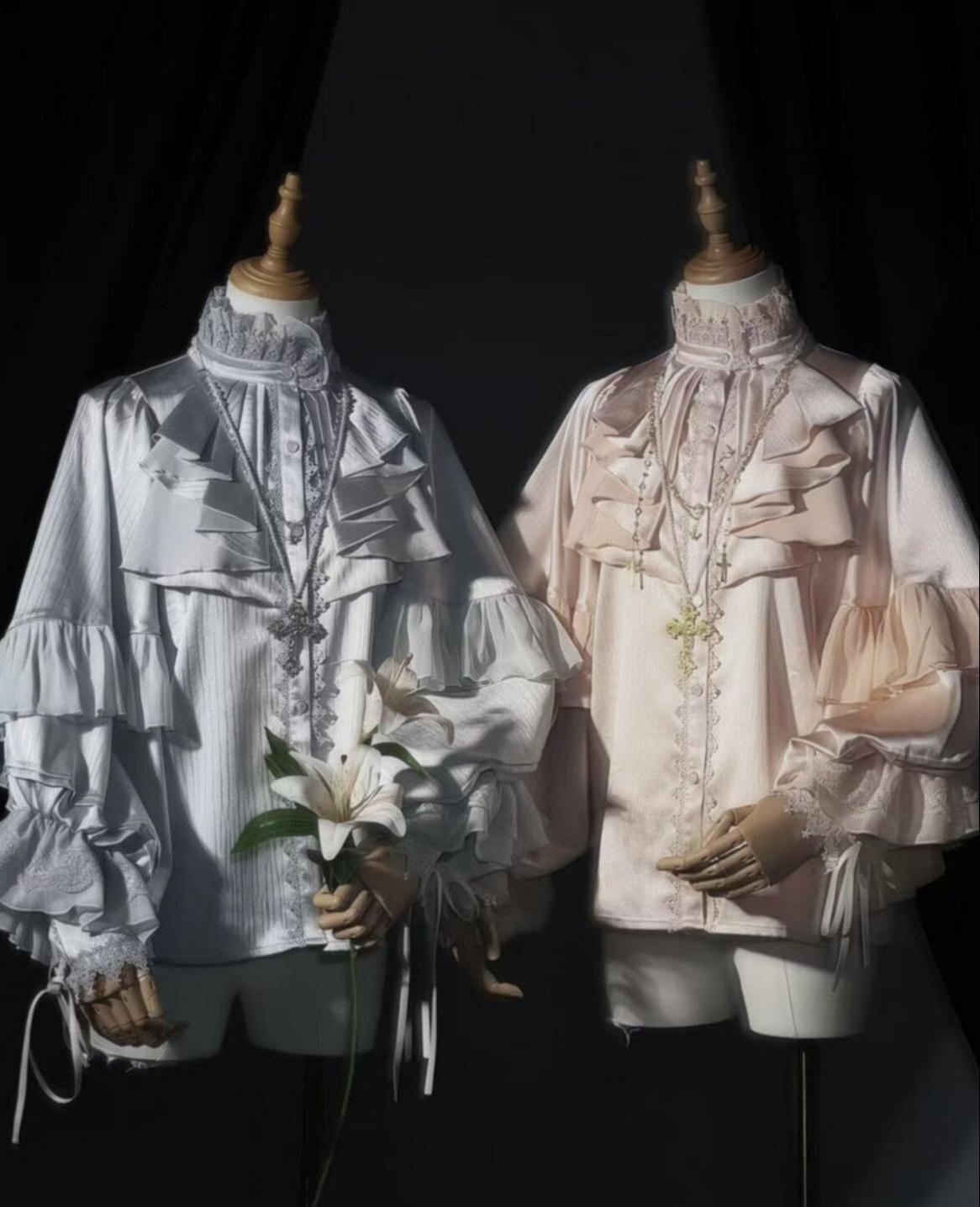 Dragon Bone Cemetery - Gothic Lolita Long Sleeve Blouse