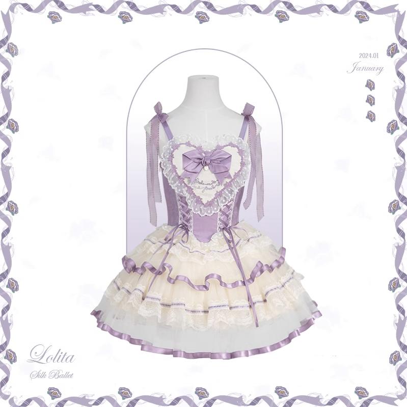 Flower and Pearl Box~Silk Ballet~Wedding Lolita JSK Dress Princess Bridal Dress 34050:442624