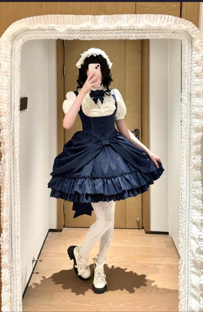 Perfume Bottle - Gothic Lolita Corset JSK Dress, Bust-Supporting 45080:834196