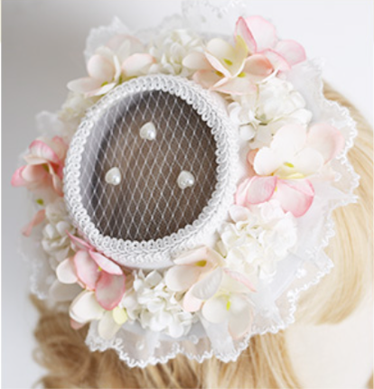 Xiaogui - Elegant Lolita Tea Party Multicolor Hat