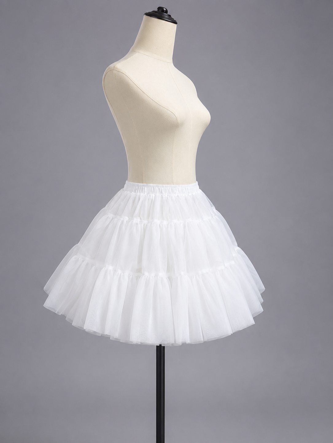 Noloria by 42Lolita - Short A-Line Lolita Puffy Petticoat, 13.8" (35 CM), Cotton Lining 45617:856483