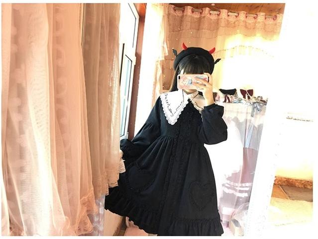 Dawn and Morning~Winter Lolita Coat Lovely Lolita Wool Coat Dress   