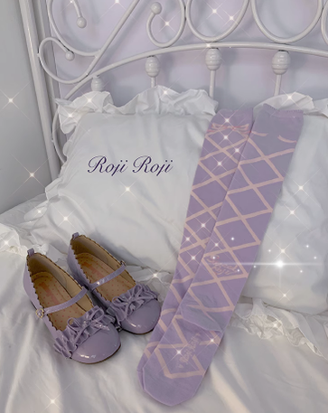 Roji Roji~Sweet Lolita Cotton Mid-Calf Socks   