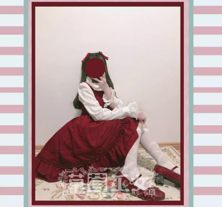 Strawberry Witch~Sweet Lolita JSK Multicolored Lolita Dress 40606:668396