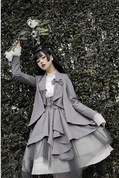 Temple of Time~The Evening Hymn~Elegant Lolita Pleated Petticoat   