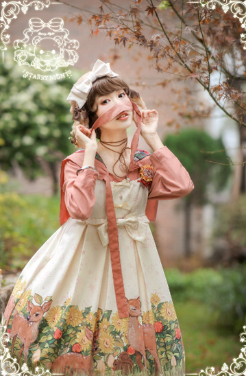 November Sakuya~Starry Night~Daily Kawaii Lolita Dress and Blouse   