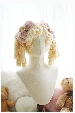 Imperial Tea~Daily Lolita Wigs Roman Roll Wig   