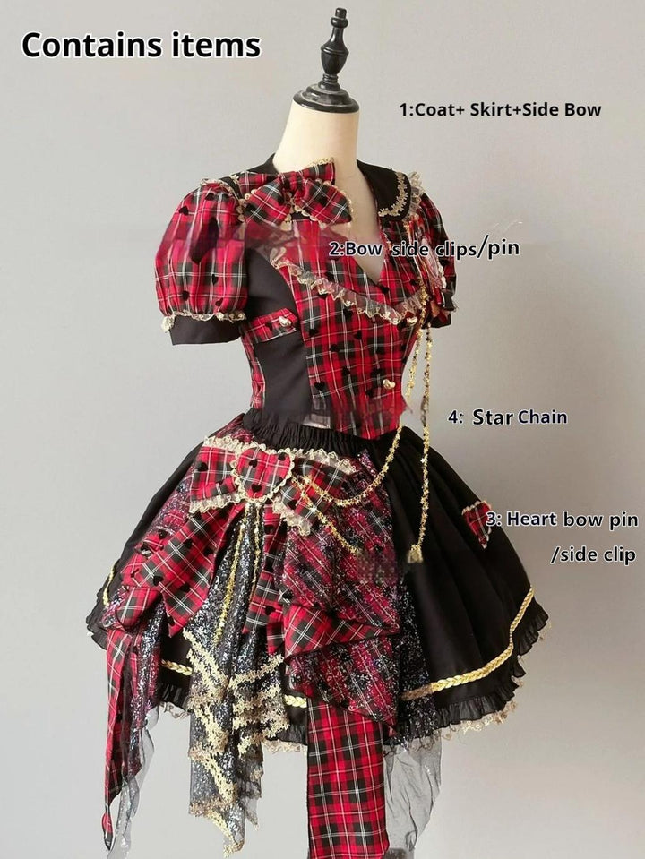 Your Highness~Sweet Lolita Skirt Two-Piece Set Stage Singing Suit   