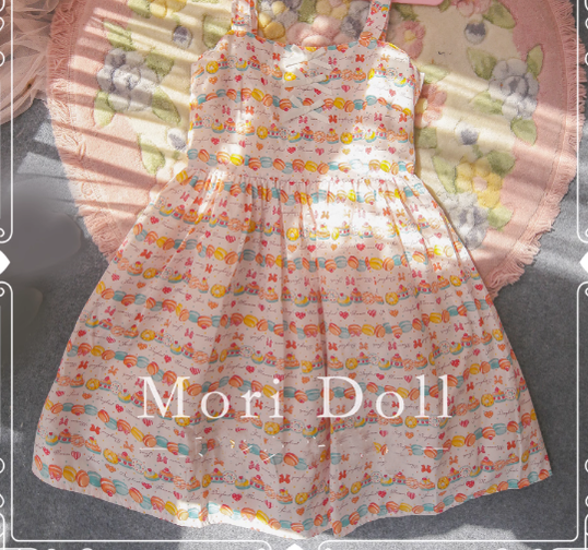 Mori Doll - Daily Lolita Colorful Patterns JSK Multicolors