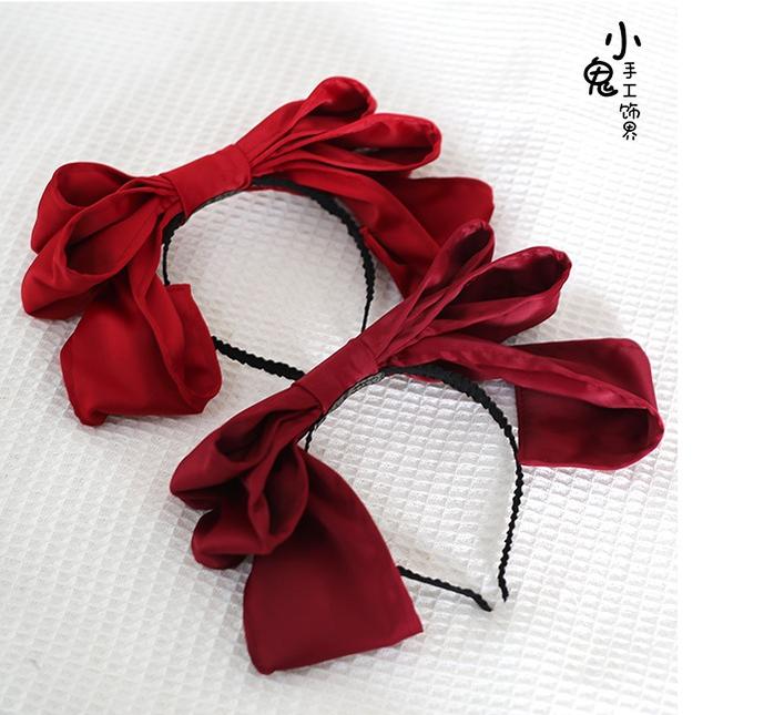 Xiaogui - Satin Doll-like Lolita KC, Layered Bowknot