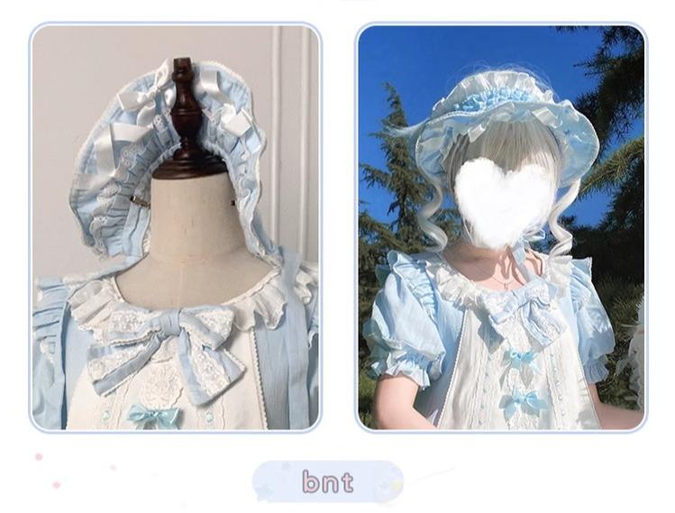 Spireme Cat~Roaming Adventure~Sweet Lolita OP Dress Cute BNT Cuffs S BNT 