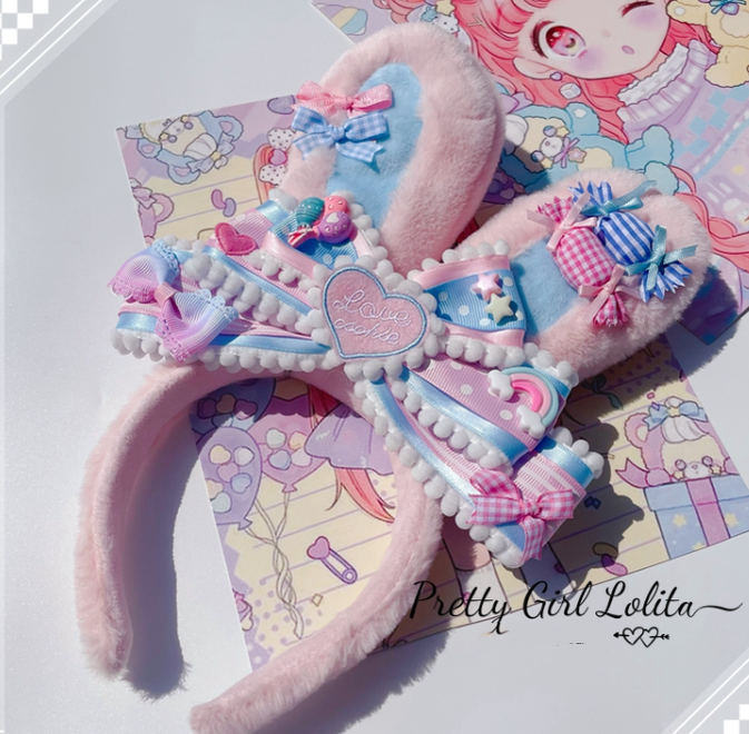 Pretty Girl Lolita~Sweet Lolita Pink-blue Accessories   