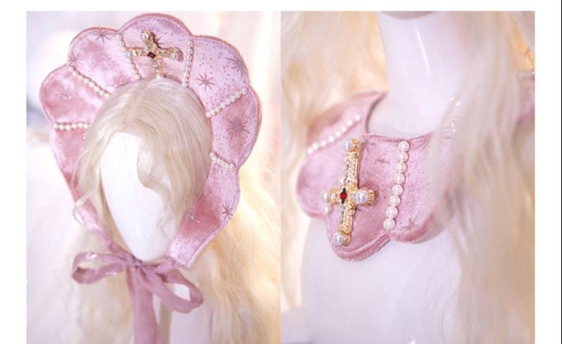 Atlantis - Gorgerous Classic Lolita Star Velvet JSK & Corset Skirt Set 45514:852589