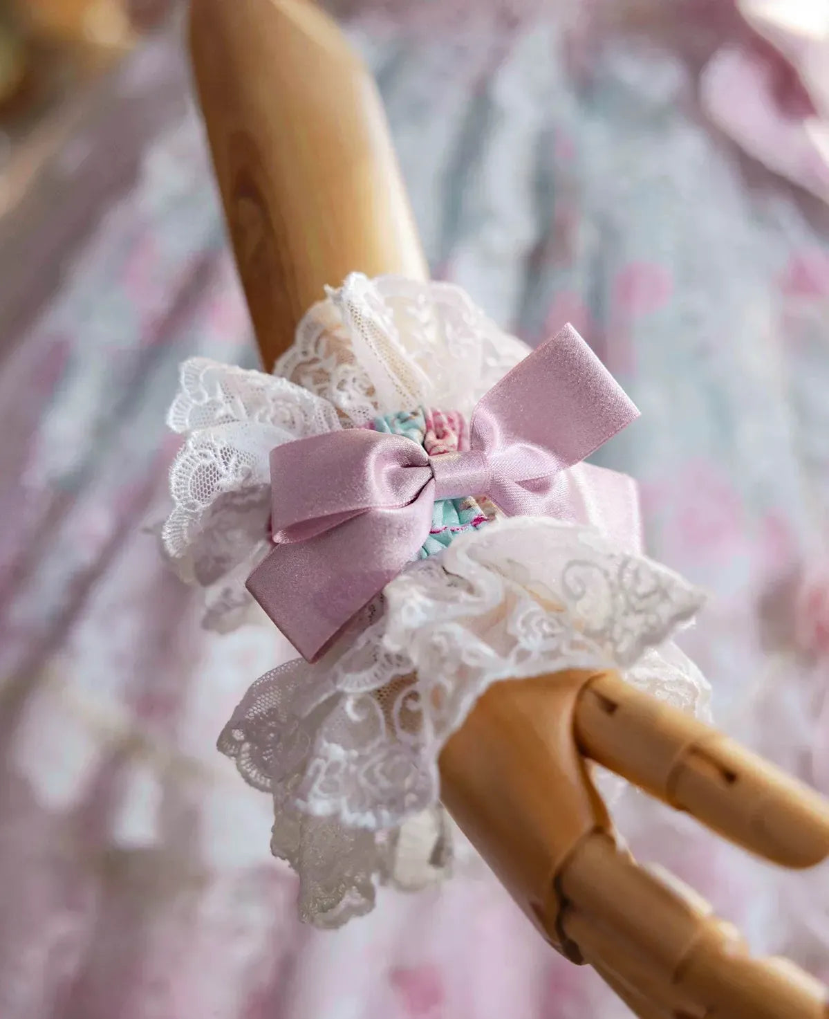 Palace Rose - Gorgeous Classic Lolita Rose Printed JSK Dress with Lace (L M S) 45729:859638