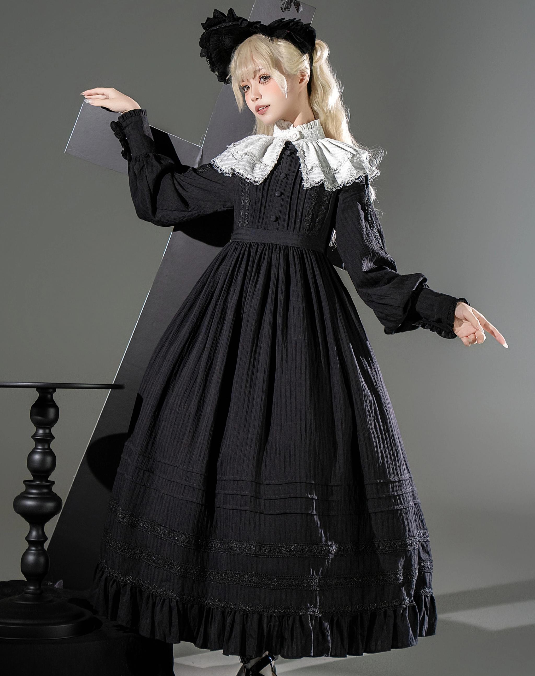 Nun Style Gothic Lolita OP Dress