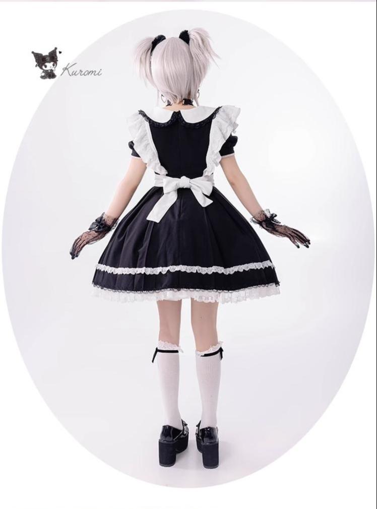 Confession Balloon~IP Collab Maid Lolita OP Dress   