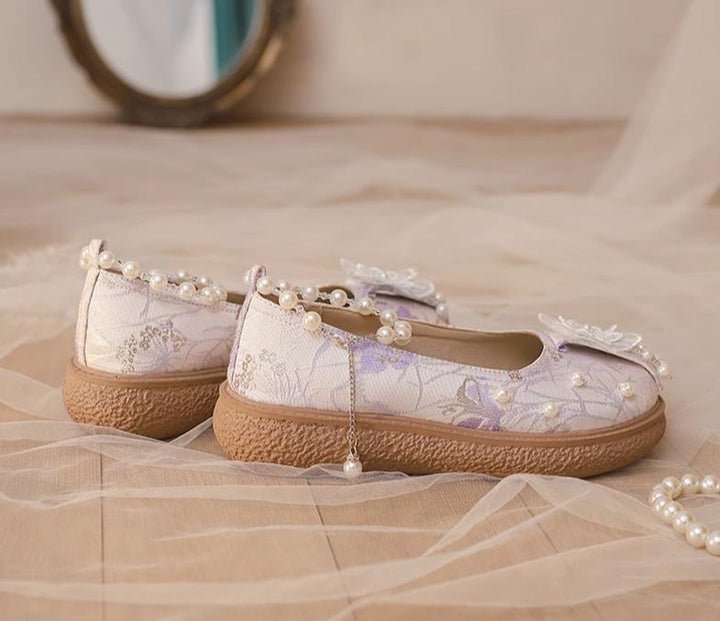 Yana~Lianhua Yana~Han Lolita Platform Shoes Chinese Style Shoes   