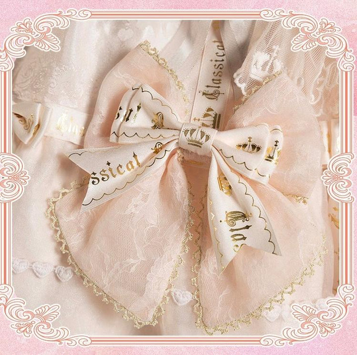 Puppets and Doll - Dream Bow - Bow Decoration Voile Gorgeous Lolita JSK 43464:777046