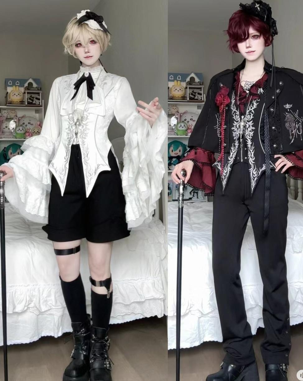 Luxury Banquet~Bloodline~Ouji Lolita Vest Prince Embroidery Irregular Vest