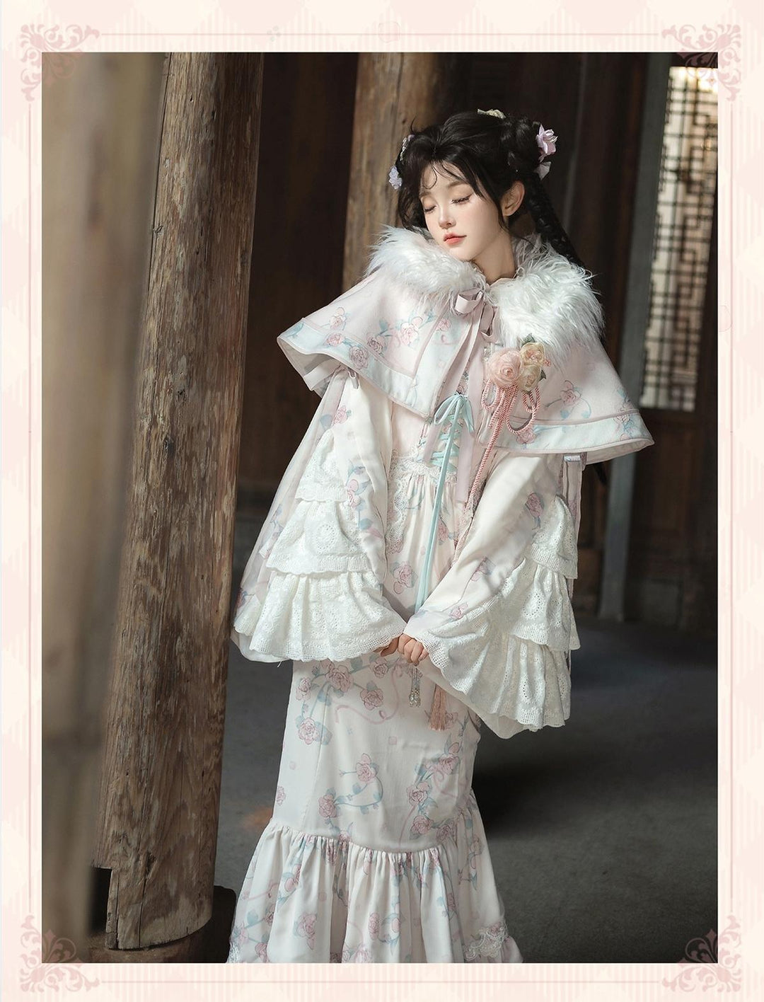 Bramble Rose~Exquisite Luo Shen~Qi Lolita OP Dress Chinese Style Lolita JSK 41402:694200