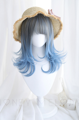 MONKEEP~Maiden D~Dorothy~Medium Length Curly Lolita Wig   
