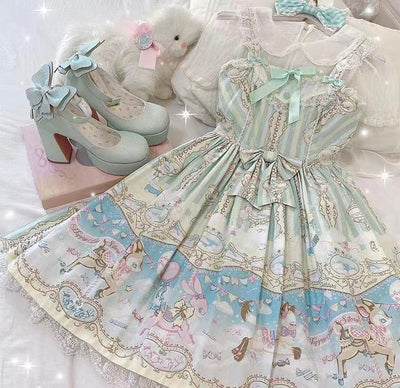 Pure Tea For Dream~Untouchable Butterfly~Elegant Lolita Heels Lolita Shoes PU Shining Platform   