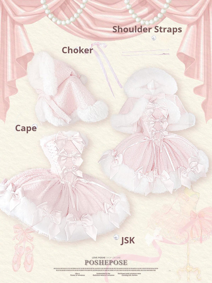 POSHEPOSE~Gorgeous Lolita Dress Outfit Christmas Jumper Dress Collection (F L M S XS) 41358:702118