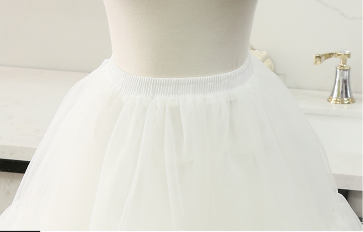 Manyiluo~Medium-length Extended Boneless Lolita Skirt Petticoat   