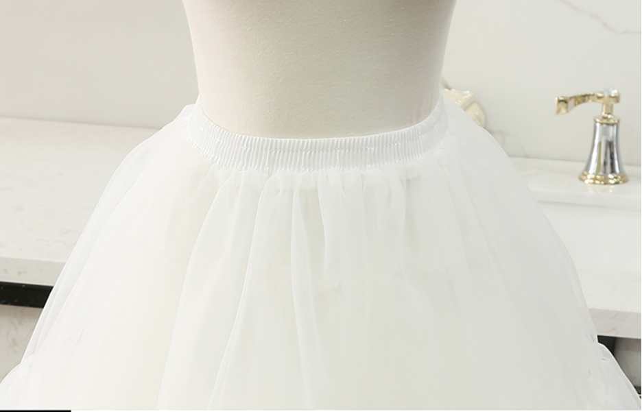 Manyiluo - Medium-length Extended Boneless Lolita Petticoat