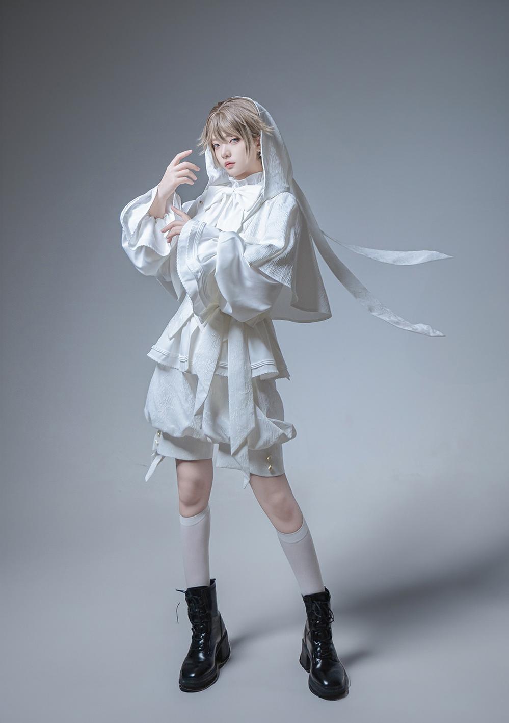 Handsome Ouji Lolita Coat Rabbit Ears Shorts Set