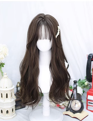 Dalao Home~Gentle Daily Lolita Long Curly Wig   