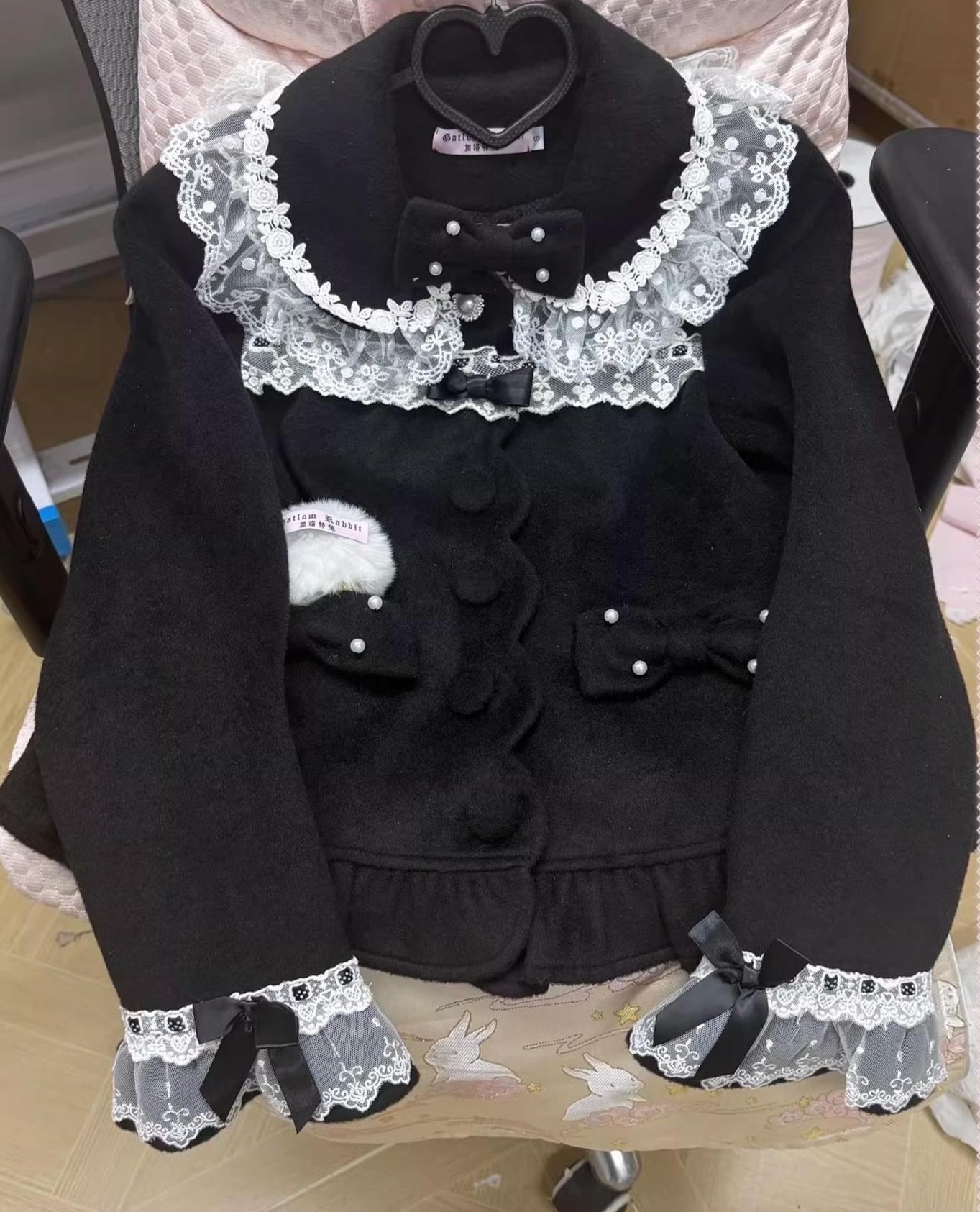 Petal Girl - Loose Sweet Lolita Coat, Detachable Bow