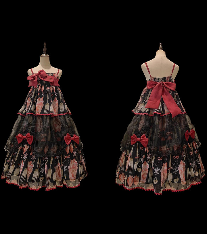 Babyblue~Strawberry Box~Sweet Lolita JSK With Strawberry Print (L M S XL) 42972:760745