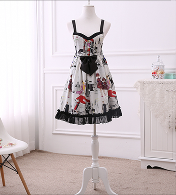 Manyiluo~Elegant Lolita Fishbone Adjustable Petticoat   
