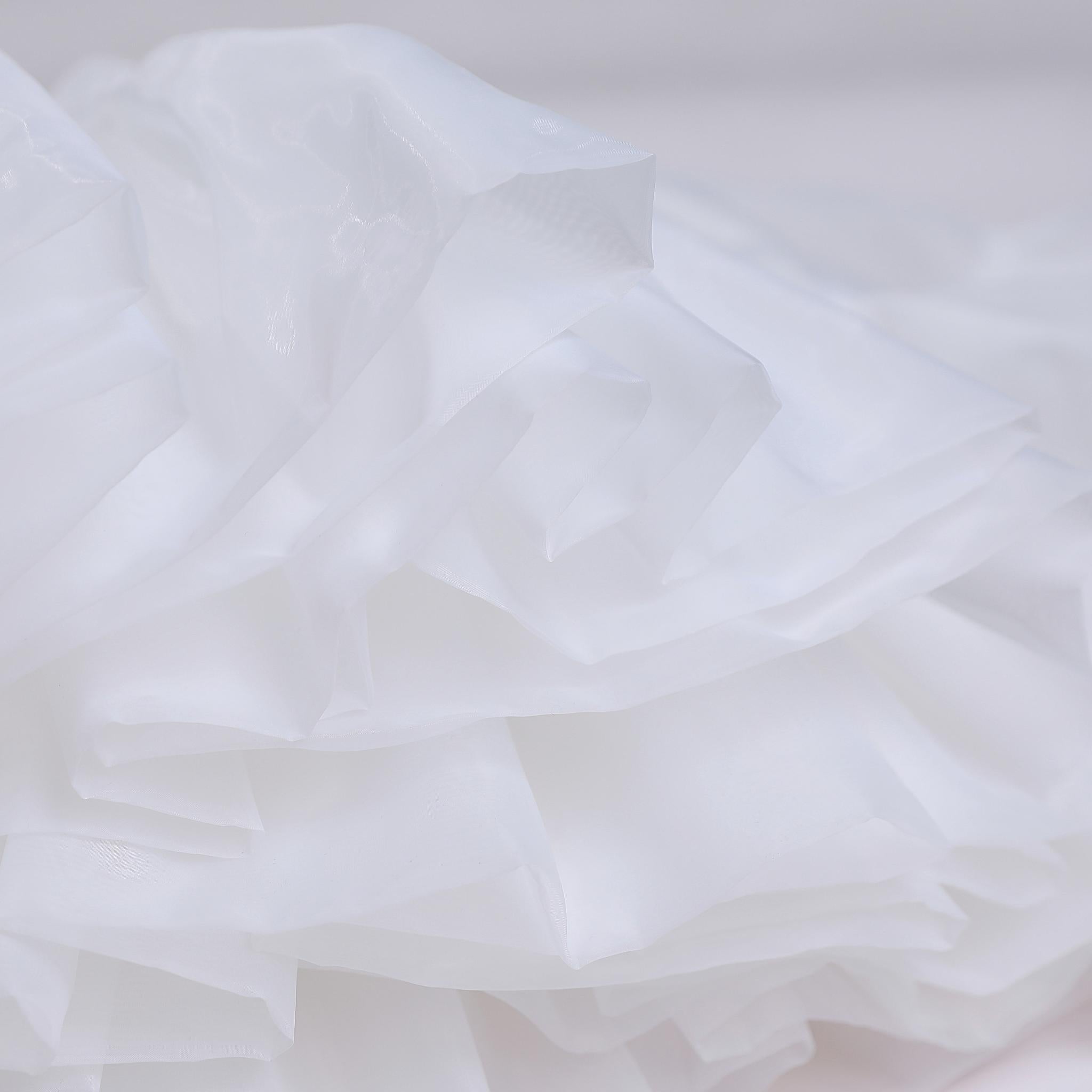 Noloria by 42Lolita - High-Volume White Puffy Lolita Petticoat, 17.7" (45 CM), Cotton Lining