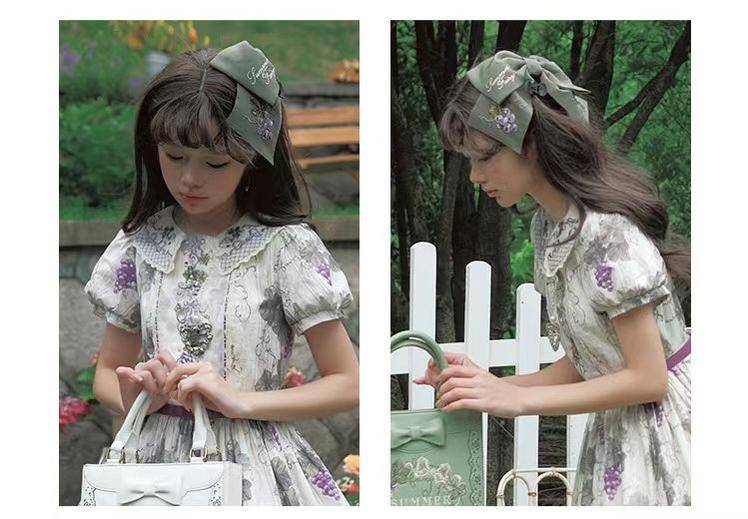(BFM)Summer Fairy~Lolita Brooch Hat Rim Necklace Hairpin   